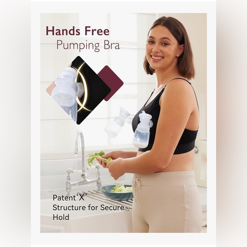 MOMCOZY Hands-Free Pumping Bra